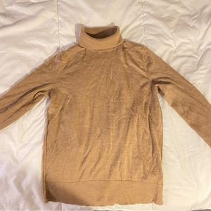 Gap Beige Turtleneck Sweater